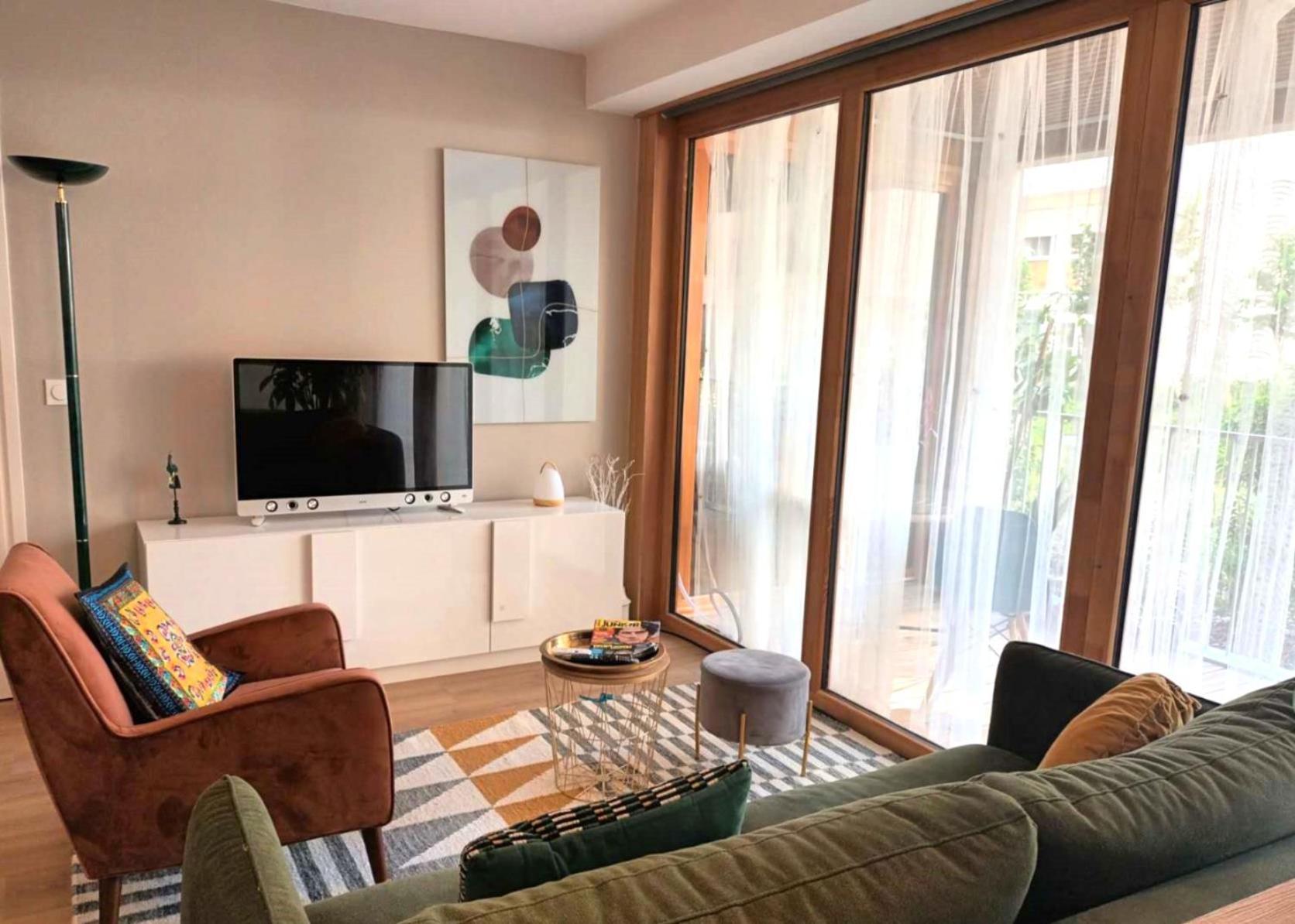 Saint Jean Gare Bel T3 Appartement Free Parking Bordeaux Extérieur photo